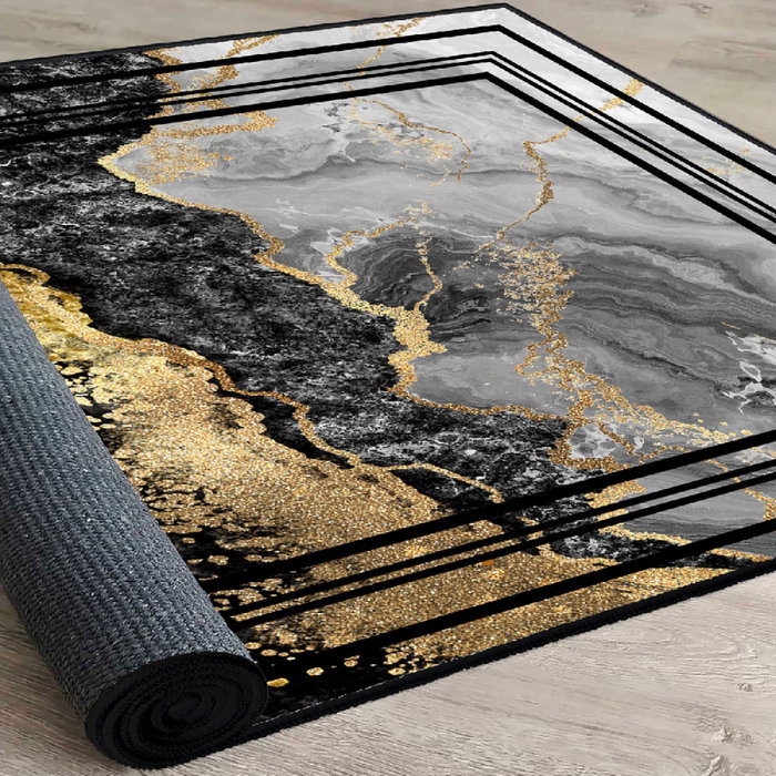 Conceptum Alfombra de Terciopelo Multicolor 180 x 280 cm